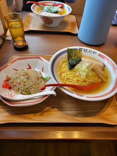 「双喜紋 Aセット」@中華そば 雷紋日和の写真