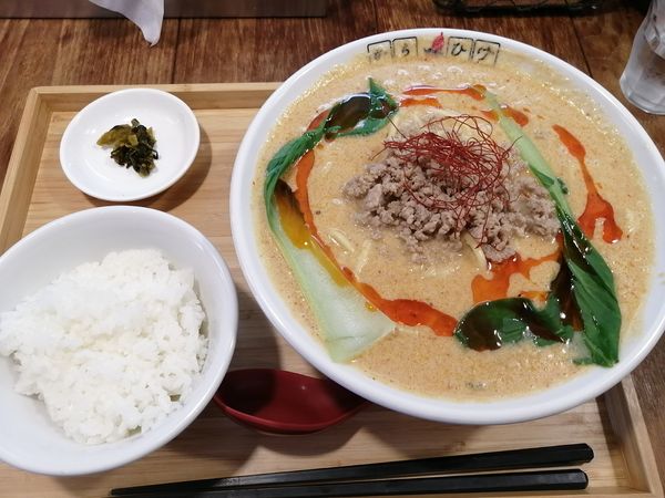 「数量限定　豆乳マーラー麺　　980円」@からひげの写真
