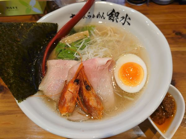 「鯛エビらぁめん」@古民家らぁめん銀水の写真