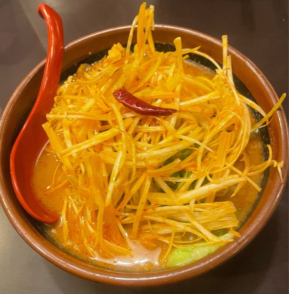 「カラシビ味噌 肉ネギ」@麺場 田所商店 つくばささぎ店の写真