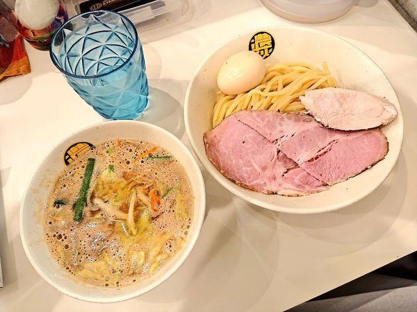 「濃菜つけ麵＋味玉」@濃菜麺 井の庄 荻窪店の写真