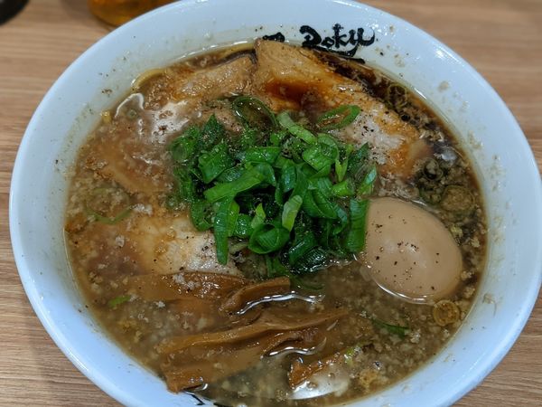 「中華そば並背脂こってりver」@麺屋 丈六の写真
