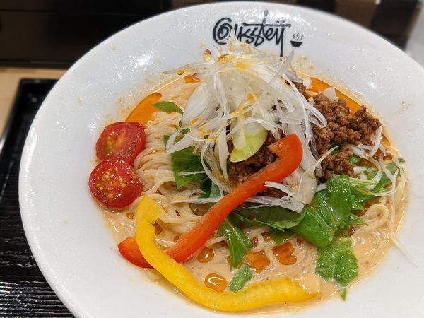 「月替り限定　冷やし担々麺」@Oysstey 日本橋店の写真