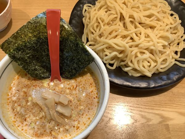「辛味噌つけ麺　中盛」@つけ麺 ががちゃい 中山店の写真