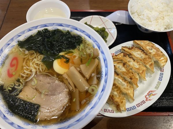 「支那そばセット」@宇都宮餃子館 駅前中央店の写真