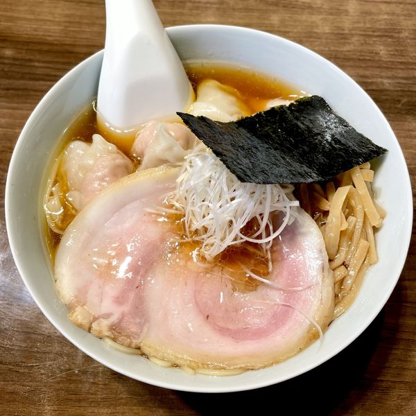 「【限定②】肉わんたんめん ￥980」@寿製麺よしかわ 川越店の写真