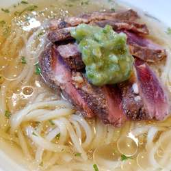 冷掛け・メガネ肉トッピング