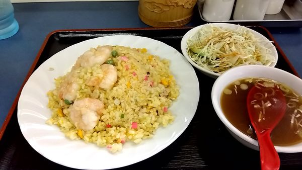 「海老チャーハン（８５０円）」@石川家食堂の写真