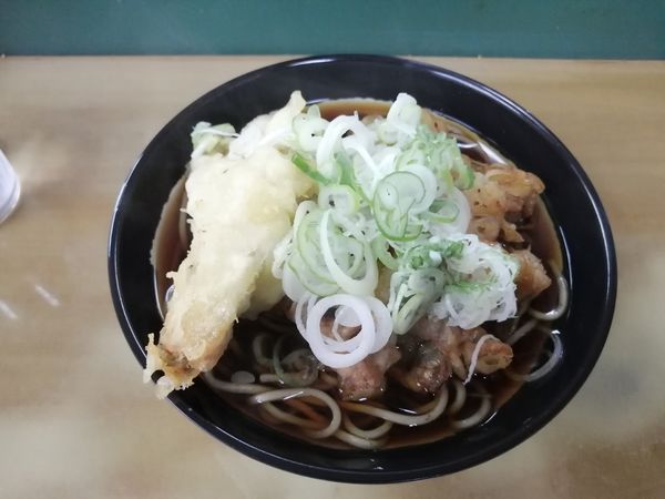 「ゲソ天そば　　　480円」@天亀そば 神田店の写真