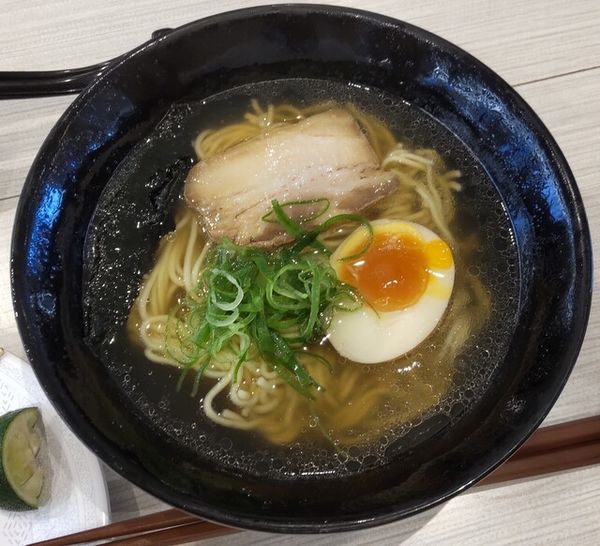 「貝節塩ラーメン418円」@はま寿司 天童店の写真