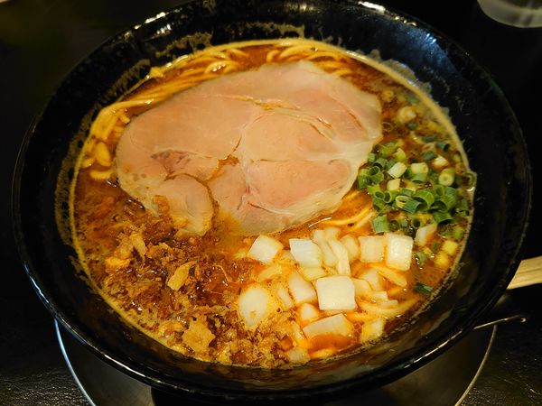 「カレー白湯ら〜めん」@麺ジャラスKの写真