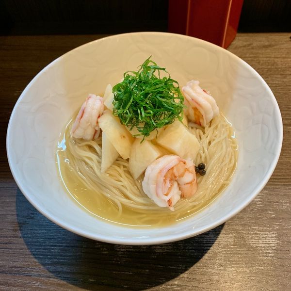【期間限定】桃の冷やしらぁ麺