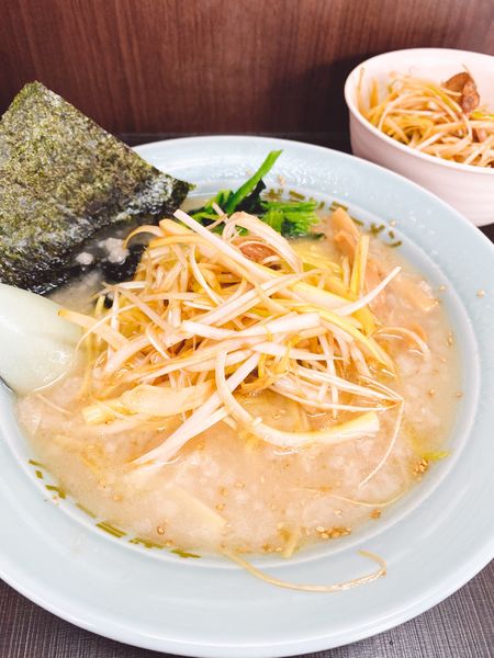 「ランチ　塩ネギラーメンネギ丼」@ラーメンショップ椿 ひたちなか店の写真