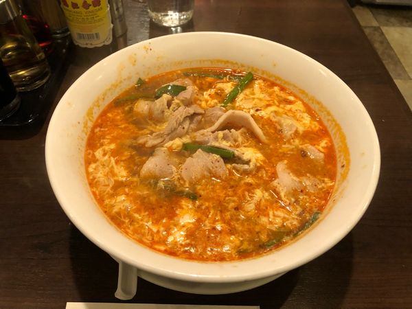 「肉にら麺」@餃子や 獅丸の写真