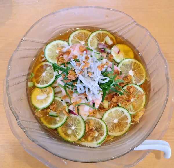 「酢橘冷麺【夏季限定#2】＋大盛」@中華蕎麦 はるの写真