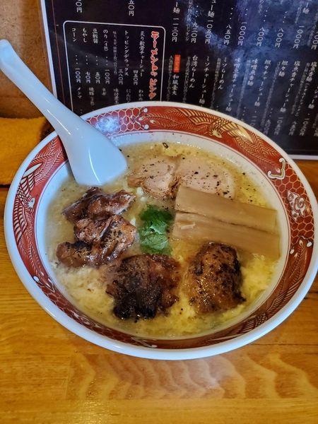 「塩くもたまチャーシューメン@1250」@らーめん臺大の写真
