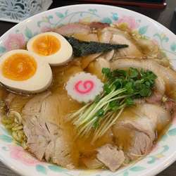 チャーシューワンタンメン(煮玉子)