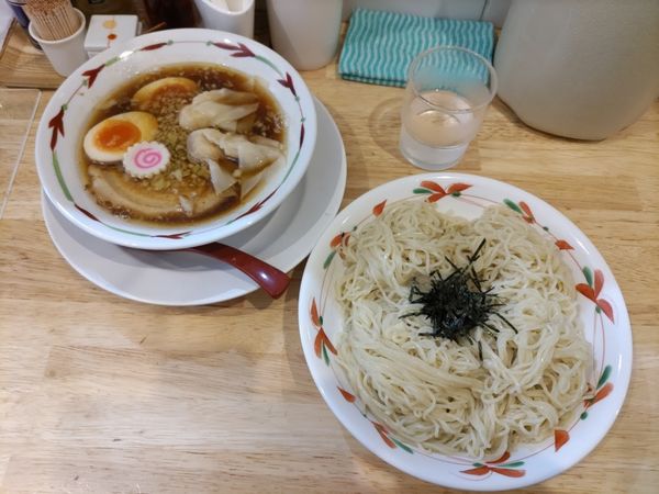 「特製醤油つけめん(250g) 1100円+大盛 100円」@らーめん天神下 大喜の写真