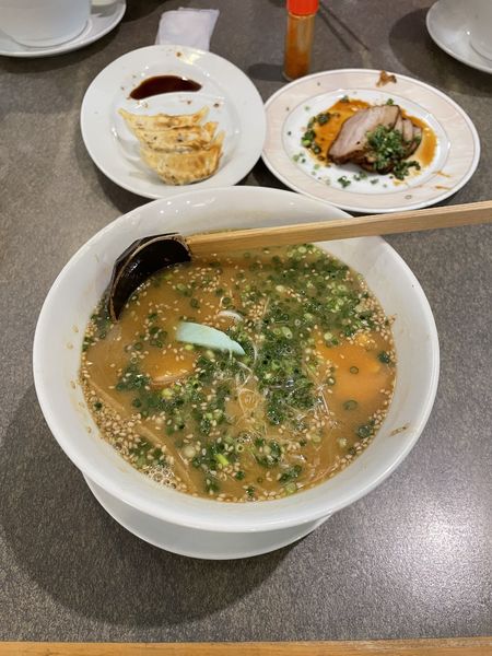 「スサノオラーメン」@出雲の國 麺家 出雲縁結び空港店の写真