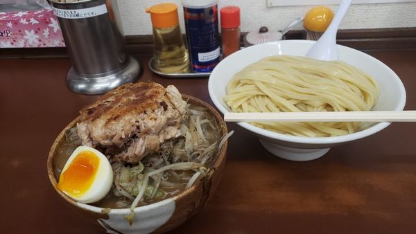 「味噌野菜つけ麺チャーシュー大盛」@ラーメン ひかりの写真