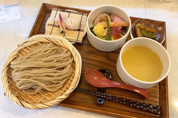 「限定 鱧の冷やしつけそば」@中華そば 麦右衛門の写真