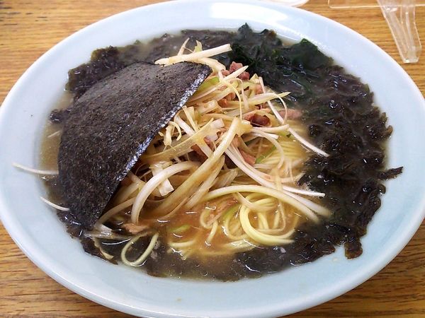 「岩のりネギラーメン」@ラーメンショップ 寒川西店の写真