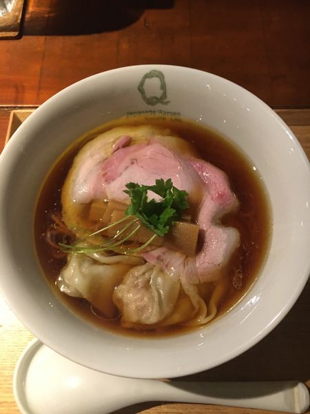 「醤油ワンタン¥1,750」@Japanese Ramen Noodle Lab Qの写真