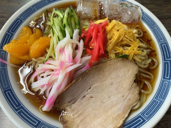 「冷やしラーメン600円」@桑島食堂の写真