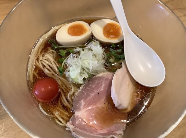 「[限定]冷やニボ稲庭中華そば」@らーめん 雅楽 GARAKUの写真