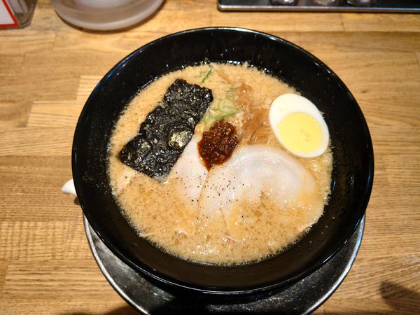 「げんこつラーメン¥760＋ライス¥120」@らあめん花月嵐 綱島駅前店の写真
