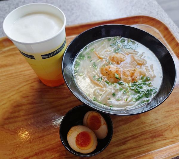 「海老入り白湯麺」@China Voyagerの写真