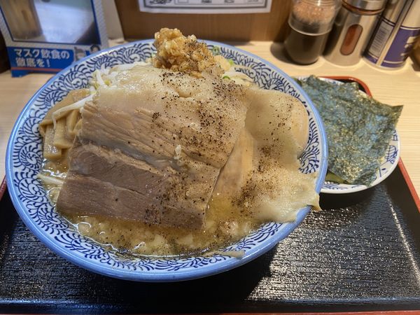 「〜ZAN〜山　らー麺 幕内（並）」@らー麺土俵 鶴嶺峰の写真