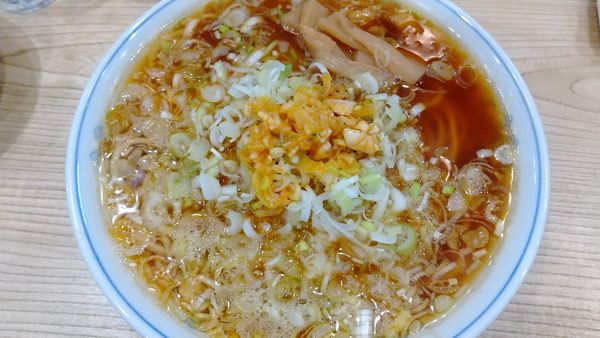 「らーめん+ネギ(¥500+50)」@らーめん 高尾の写真