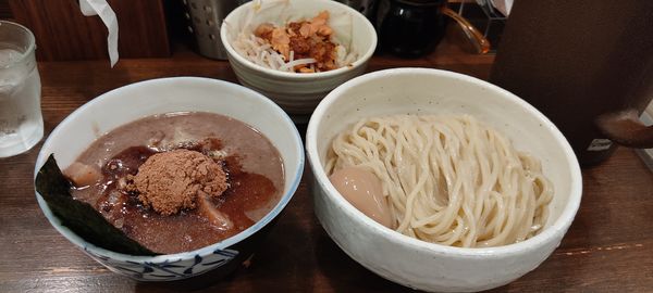 「味玉つけ麺　中盛　肉増し」@麺処 井の庄の写真