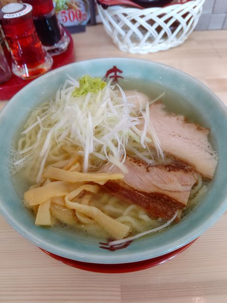 「山葵潮ラーメン」@あじ庵食堂の写真