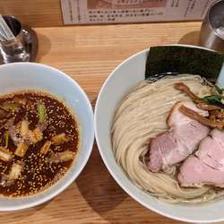 辛醤油つけそば 大盛