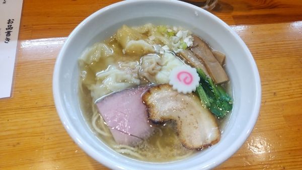 「ワンタン塩中華そば」@麺笑 コムギの夢の写真