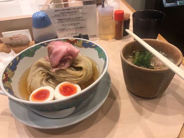 「特製鰹昆布水つけ麺」@つけめん金龍の写真