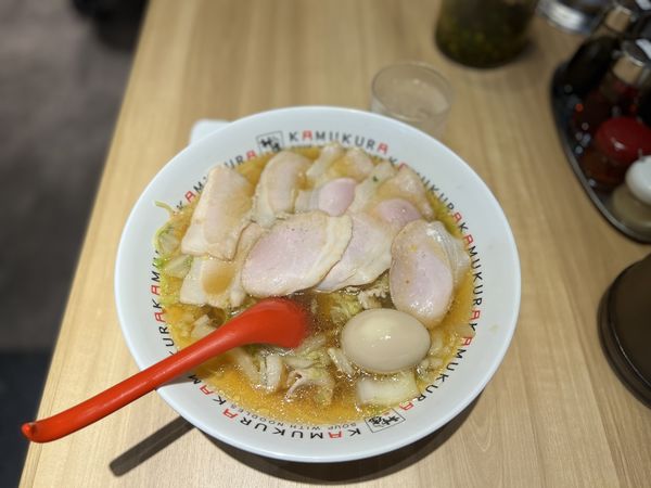 「小チャーシュー煮玉子ラーメン1100円」@どうとんぼり神座 東京スカイツリータウン・ソラマチ店の写真
