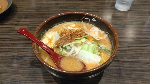 「辛味噌野菜ラーメン」@麺場 田所商店 松戸六高台店の写真