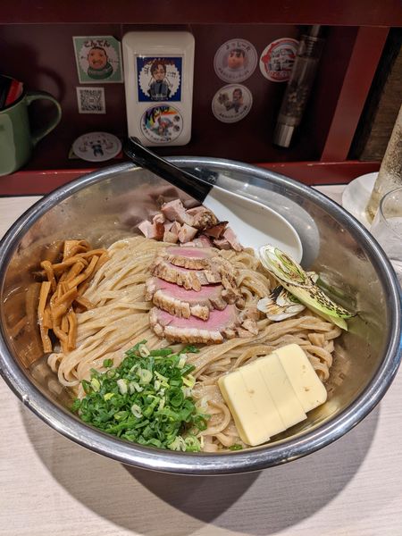「鴨油とエシレバターの油そば➕大盛り」@柳麺 呉田-goden-の写真