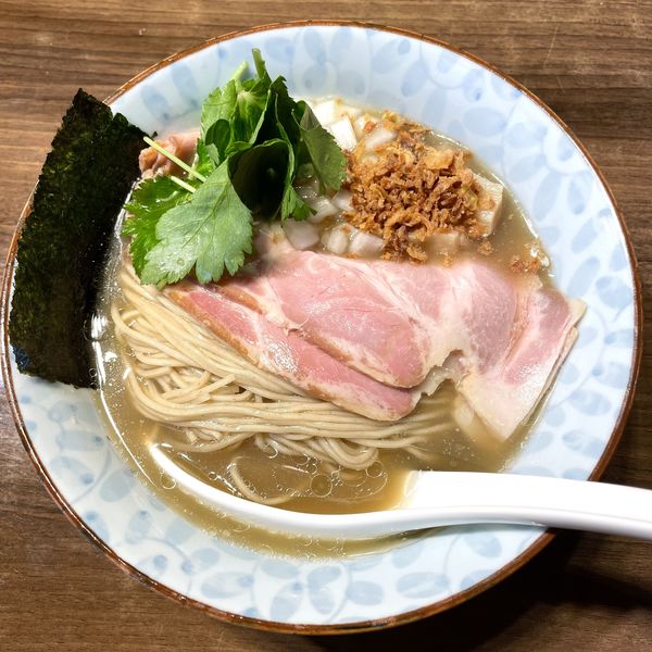 「【限定③】冷やし青森県産煮干しそば ￥900」@寿製麺よしかわ 川越店の写真