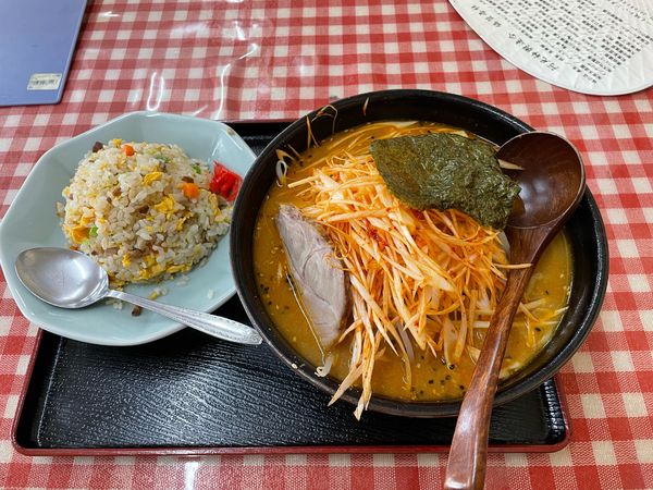 「ネギ味噌ラーメン他」@サッポロラーメンしらかば 阿見店の写真