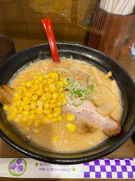 「マルゲン味噌900円+コーン100円」@マルゲンラーメンの写真