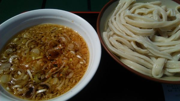 「つけうどん 550円」@かるかやの写真