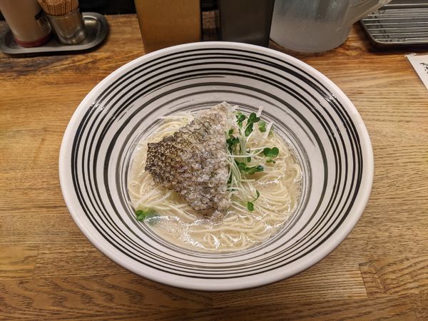 「鯛の塩らぁ麺 650円」@堂の浦 駅前店の写真