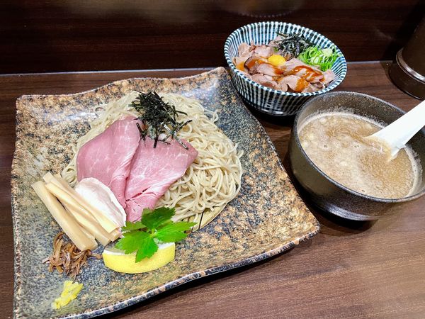 「【限定】濃厚烏賊つけそば 大 ￥1250」@寿製麺 よしかわ 西台駅前店の写真
