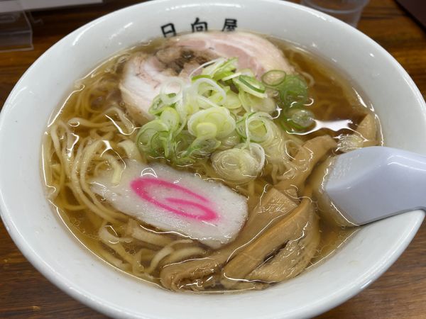 「ラーメン大盛り」@青竹手打ちラーメン 日向屋の写真