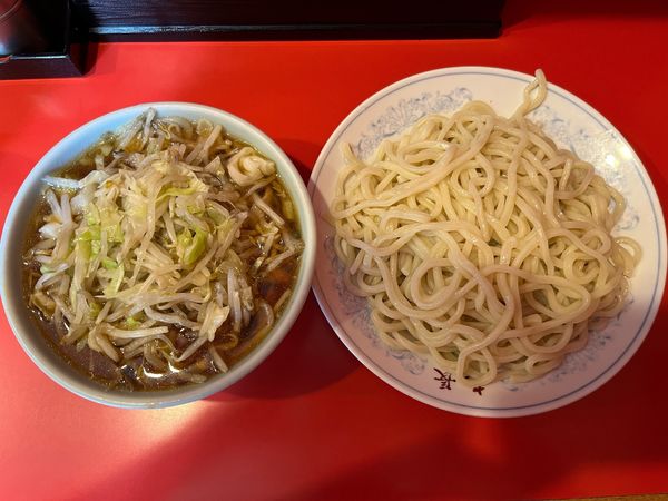 「やさいつけそば 950円、中盛 50円」@丸長 目白店の写真