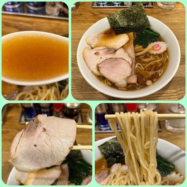 「手打中華¥750」@白河中華そば こすがの写真